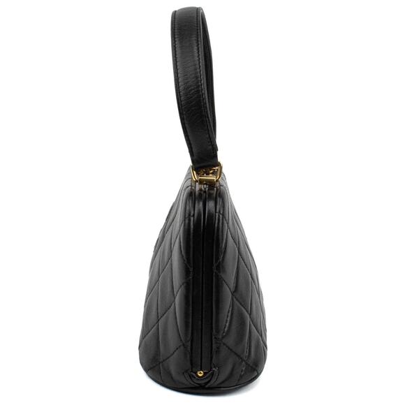 VINTAGE 1994 CHANEL Top Handle Bag with Lambskin - Picture 5 of 10